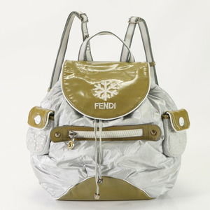 Fendi Snowflake Sequin Rucksack Tote Bag